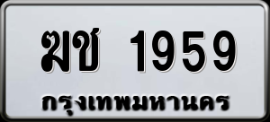 ทะเบียนรถ ฆช 1959 ผลรวม 0