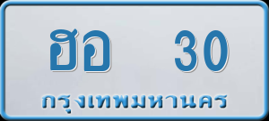 ทะเบียนรถ ฮอ 30 ผลรวม 14